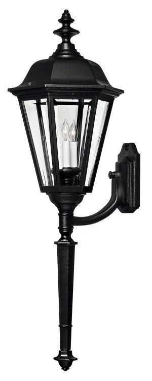 Manor House Extra Large Wall Mount Lantern in Black