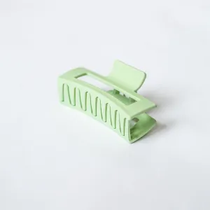 Medium Square Claw Clip (Matte Mint)