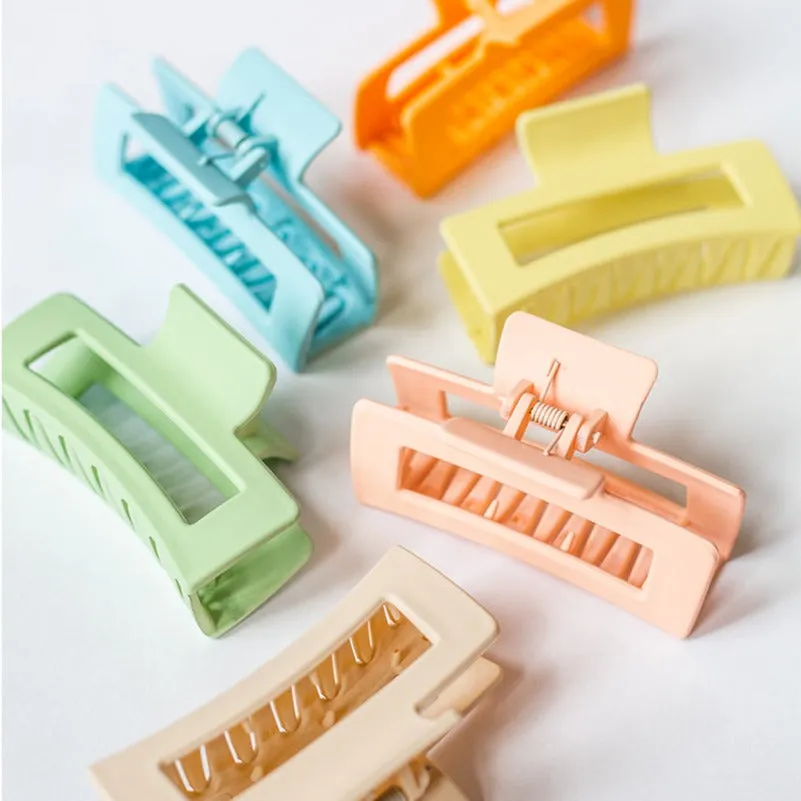 Medium Square Claw Clip (Matte Mint)