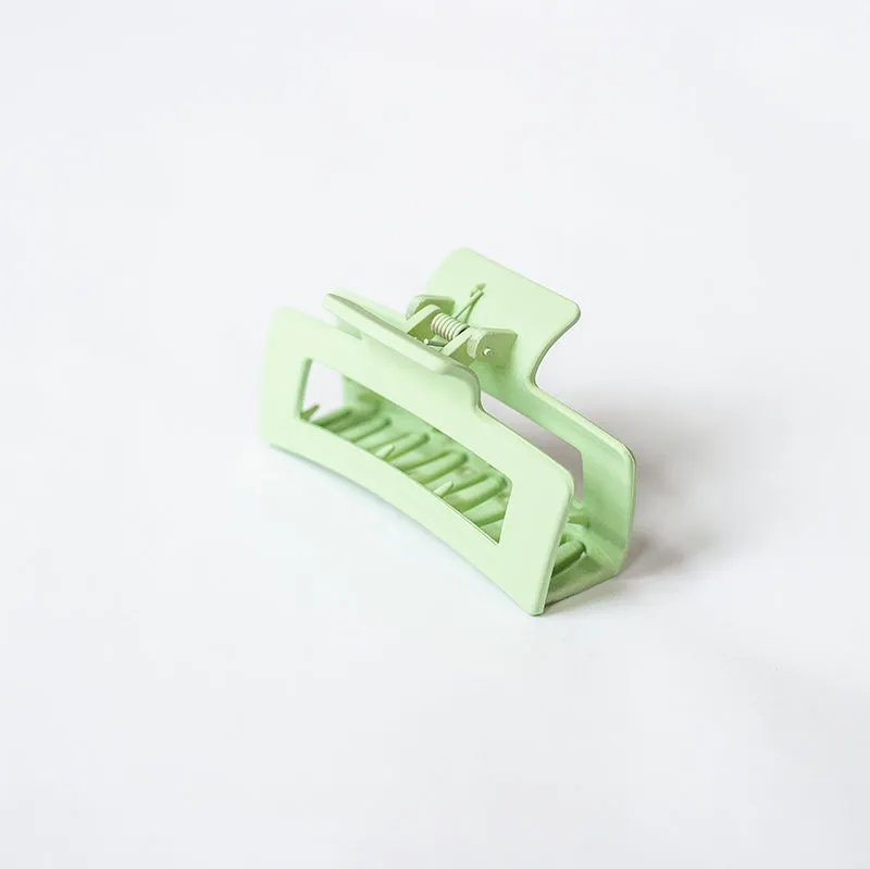 Medium Square Claw Clip (Matte Mint)