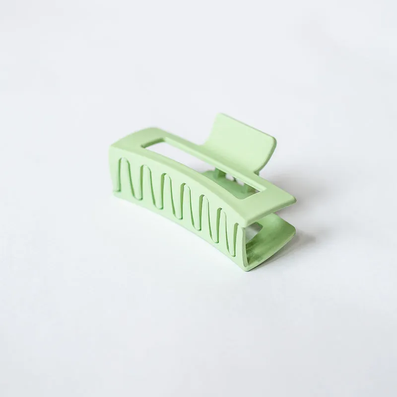 Medium Square Claw Clip (Matte Mint)