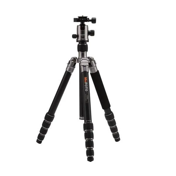MeFOTO GlobeTrotter Travel Tripod Kit Aluminum Leg  Titanium