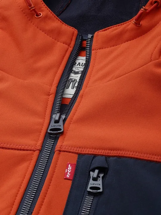 Men's Solid Hooded Jacket