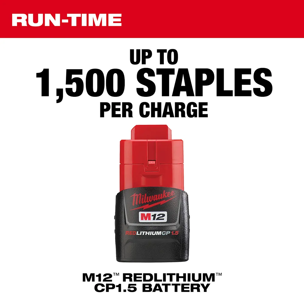 Milwaukee M12 3/8" Crown Stapler