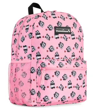Minecraft School Bag Boys and Girls, Kids Backpack (Pink)