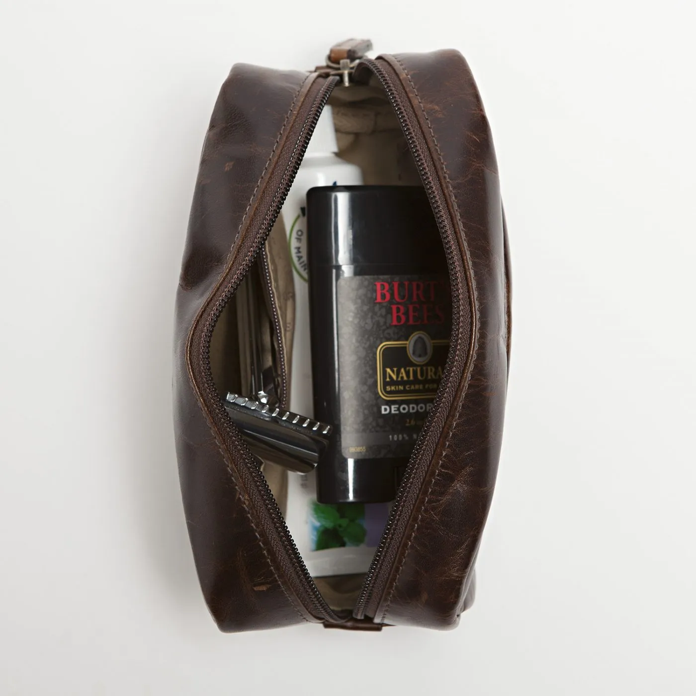 Moore and Giles George Mini Wash Kit - Brompton Brown