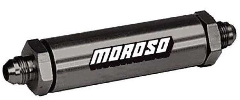 Moroso -12 AN In-Line Screened Oil Filter - 3/4" -12 AN Fittings