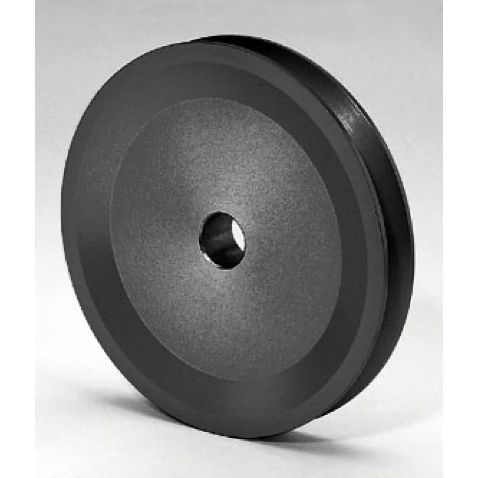 Moroso Billet Alternator Pulley - For GM and Ford Alternators w/ 21/32" Diameter  Shaft - Single Groove - 5" O.D - Use 36" x 1/2" Wide Belt