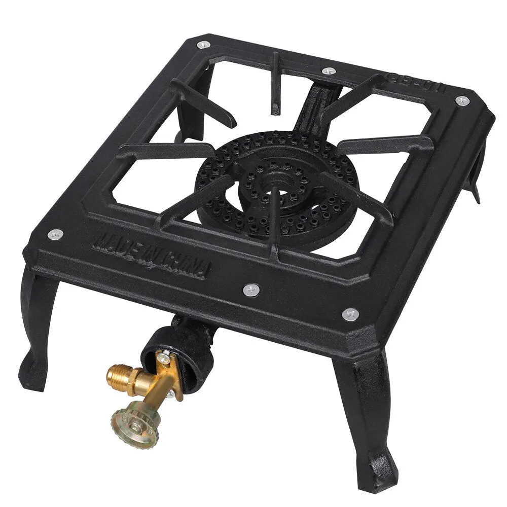 New Portable Single Burner Cast Iron Camp Stove! Great for Camping, Hunting, Catering etc!