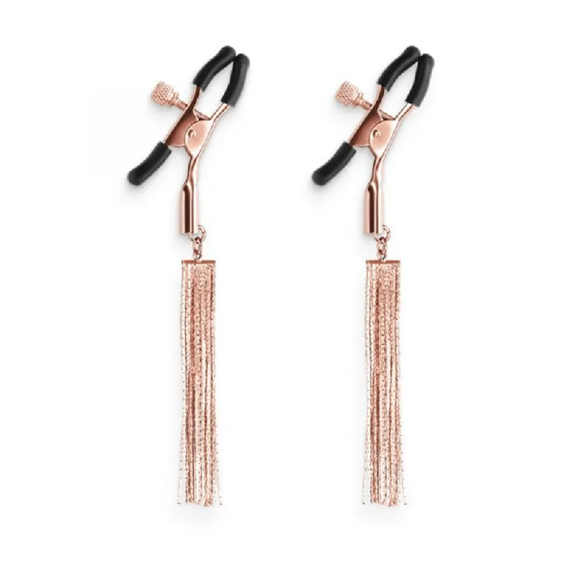 NS Novelties D2 Bound Nipple Clamps Rose Gold