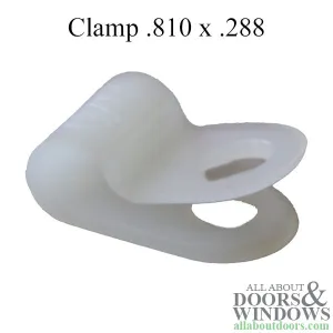 Nylon Cable Clamp - 100 Pieces