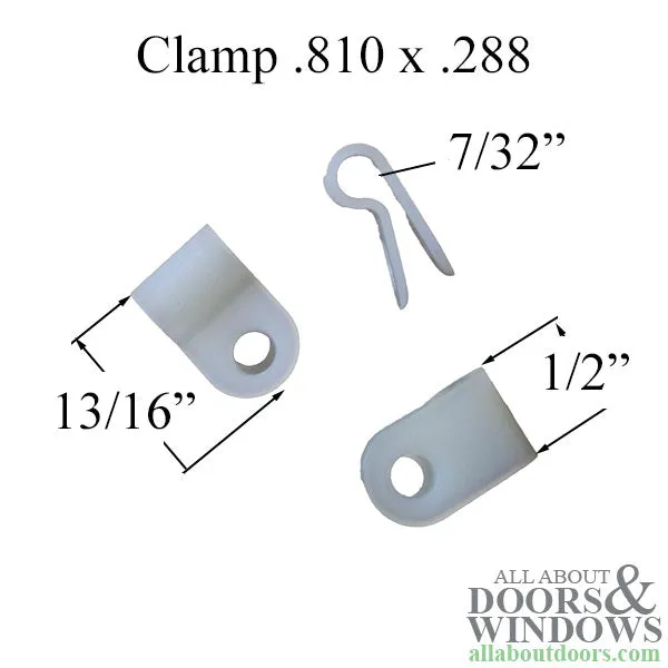 Nylon Cable Clamp - 100 Pieces