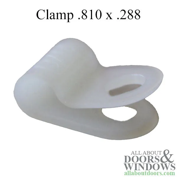 Nylon Cable Clamp - 100 Pieces