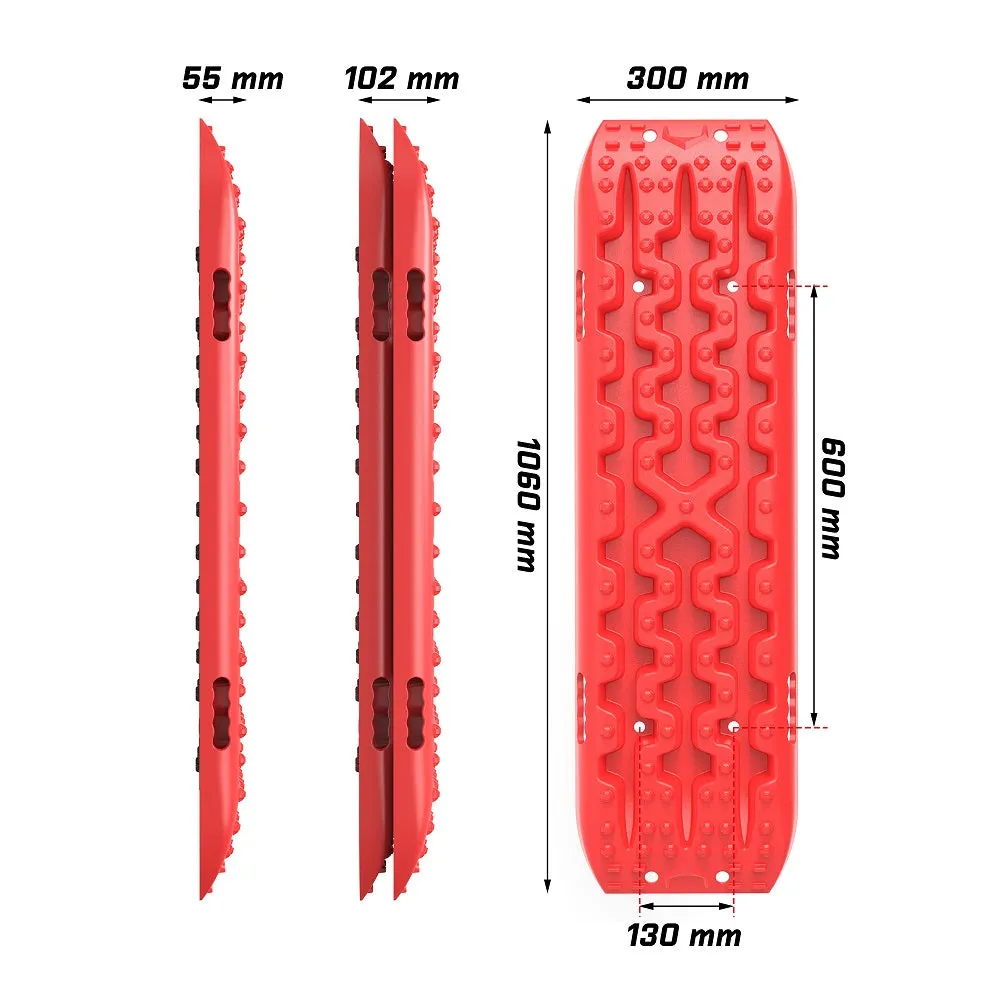 Nylon Recovery Tracks Kit GEN3.0 with Deflator, Tote, Leashes, XBULL