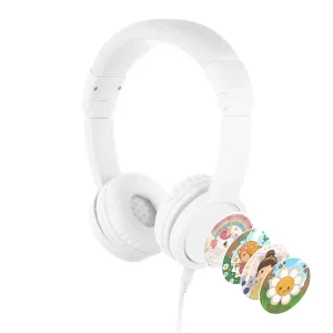 [OPEN BOX] BUDDYPHONES Explore Plus Foldable Headphones with Mic - Snow White