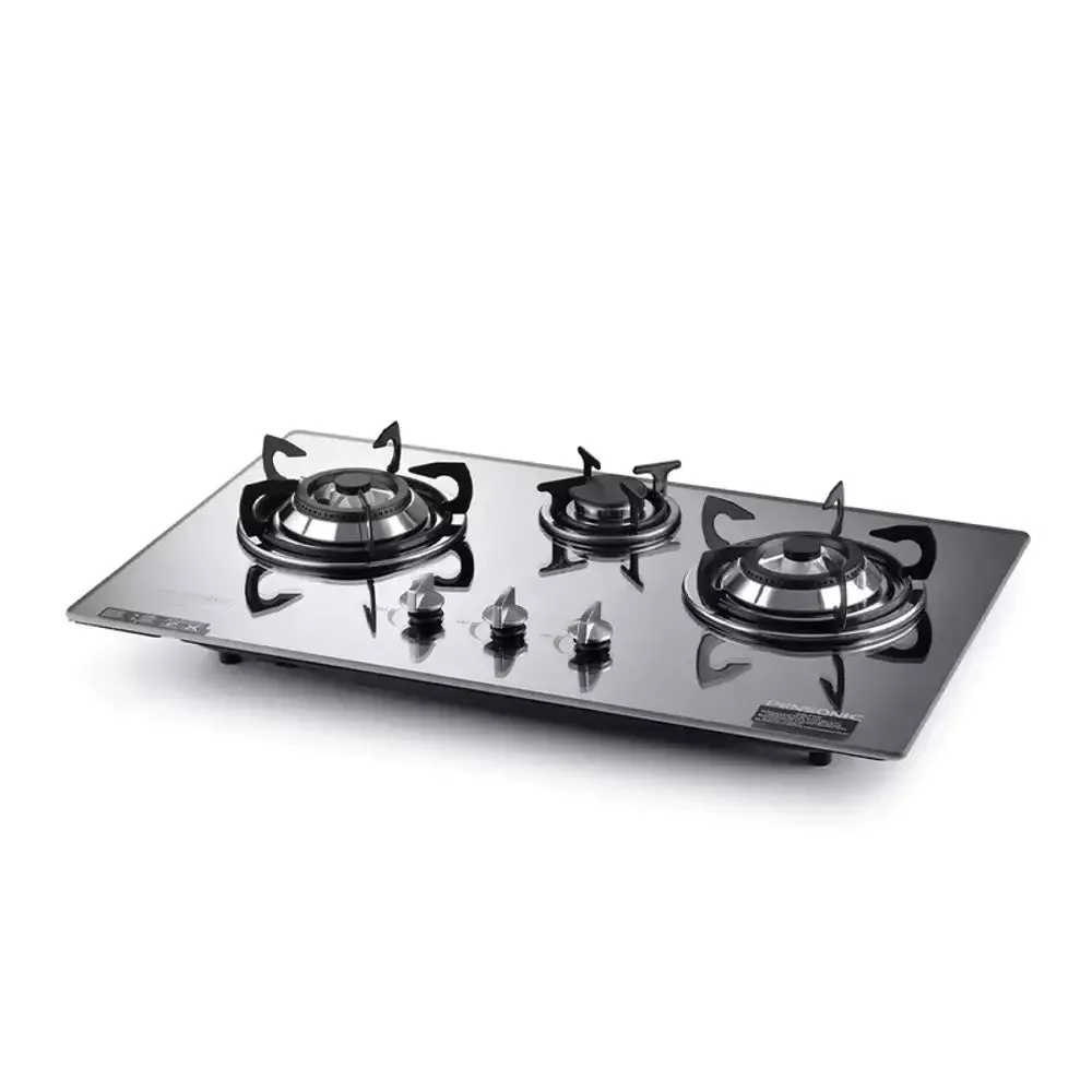 Pensonic 3 Burner Glass HOB Gas 78CM White