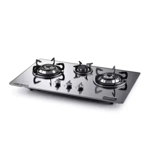 Pensonic 3 Burner Glass HOB Gas 78CM White