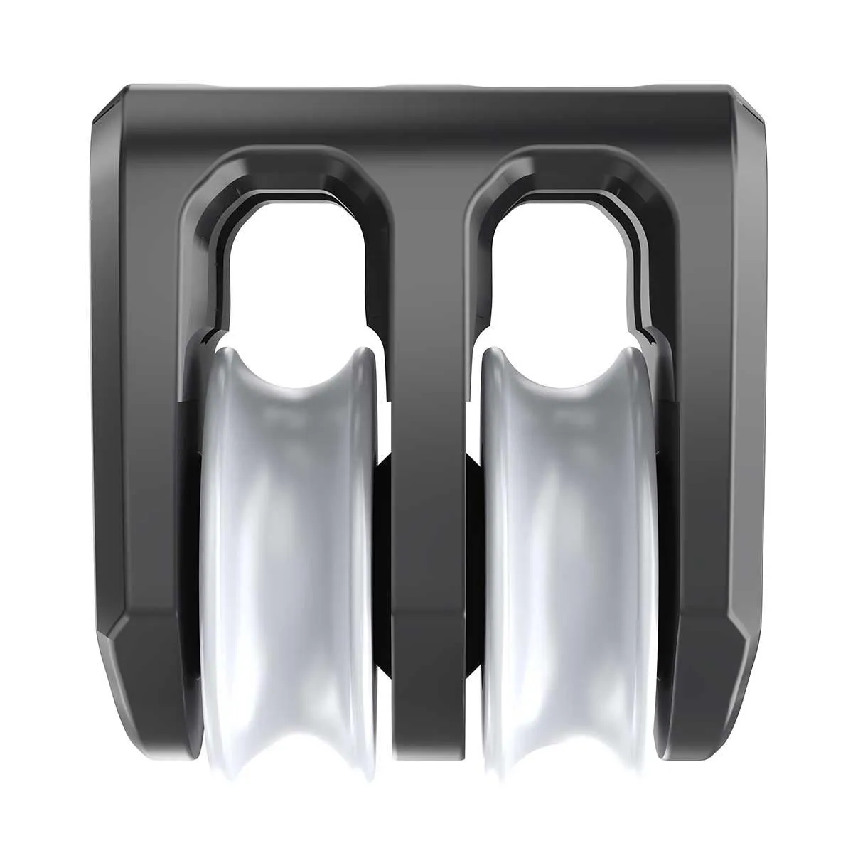 PolarWave 18mm Light Weight Tie On Double Block - Plastic - Black