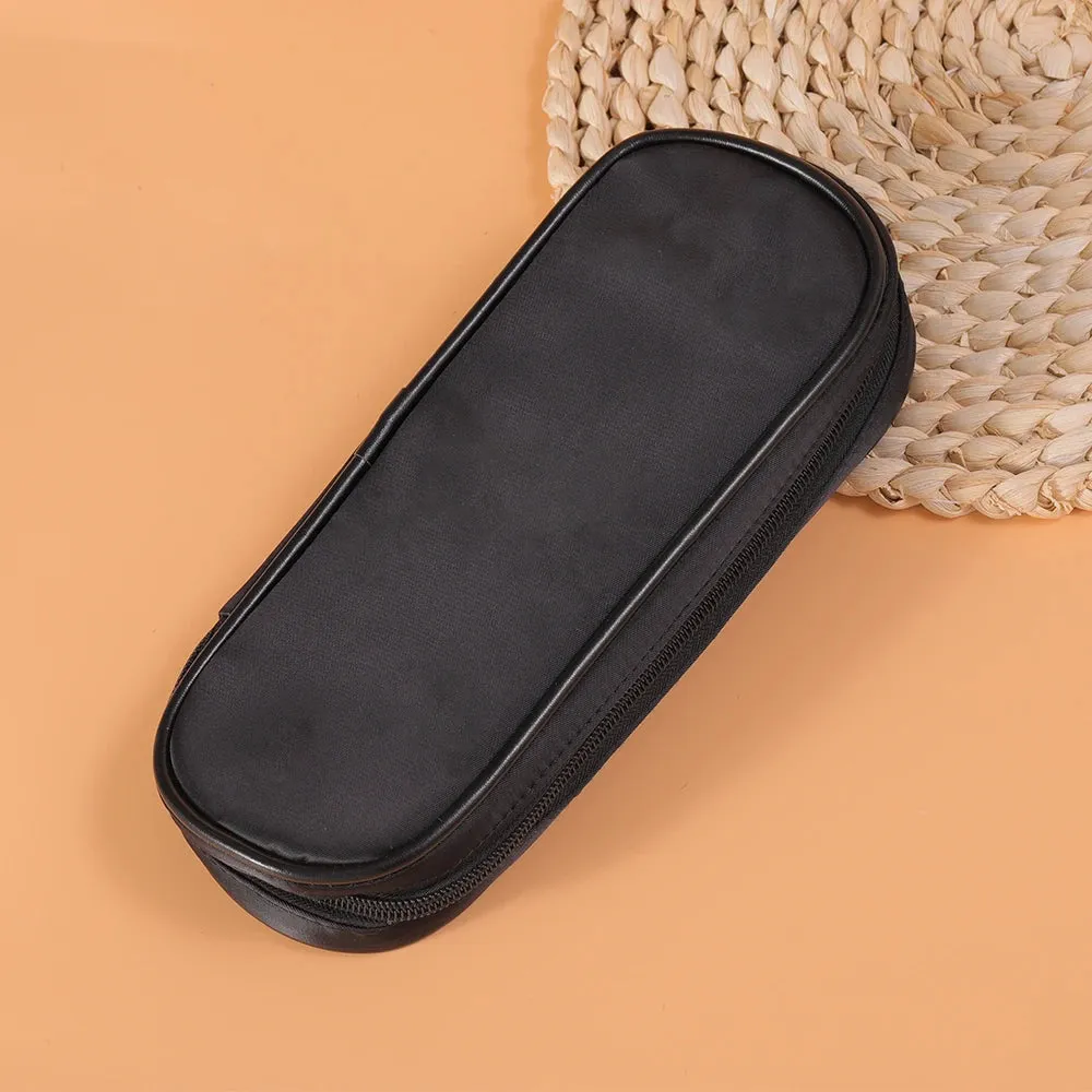 Portable Waterproof Canvas Makeup Brush Storage Bag with Zipper