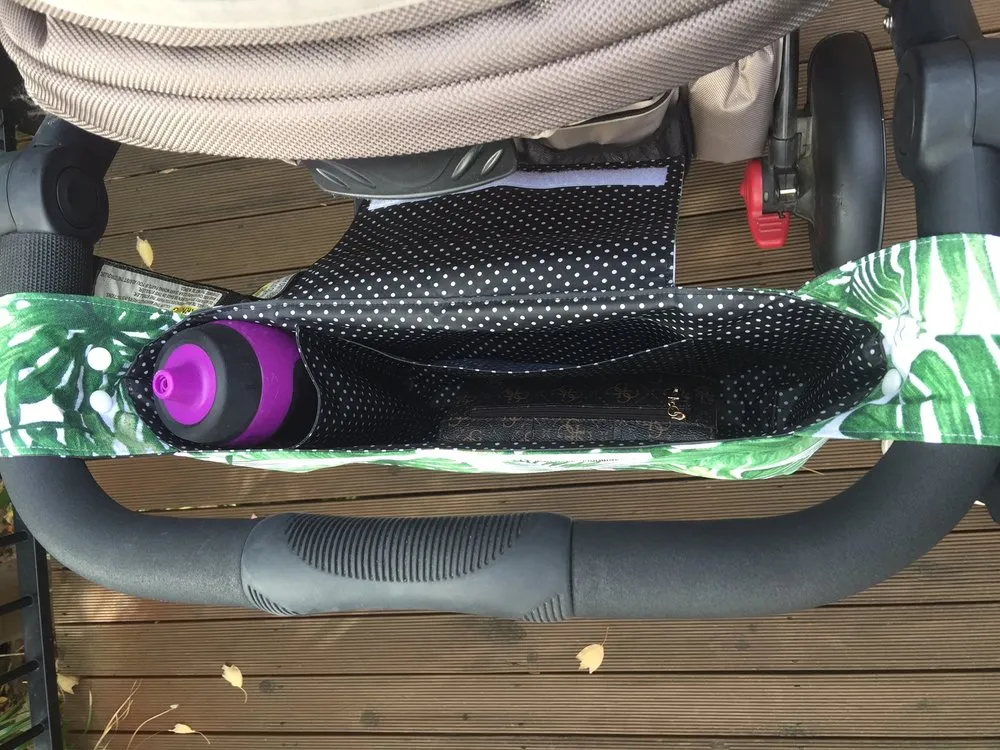 Pram Caddy Deluxe - Palmetto for STEELCRAFT COMPACT STRIDER PRAM