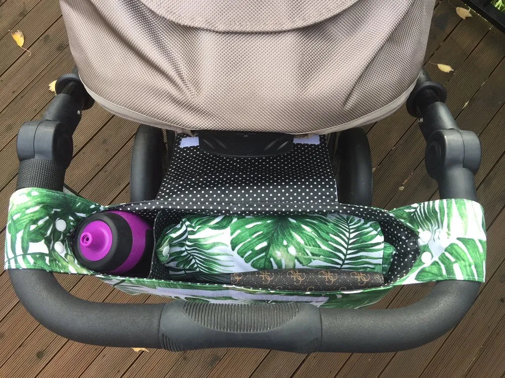 Pram Caddy Deluxe - Palmetto for STEELCRAFT COMPACT STRIDER PRAM