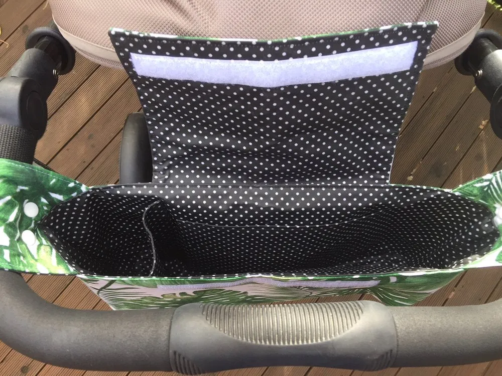 Pram Caddy Deluxe - Palmetto for STEELCRAFT COMPACT STRIDER PRAM