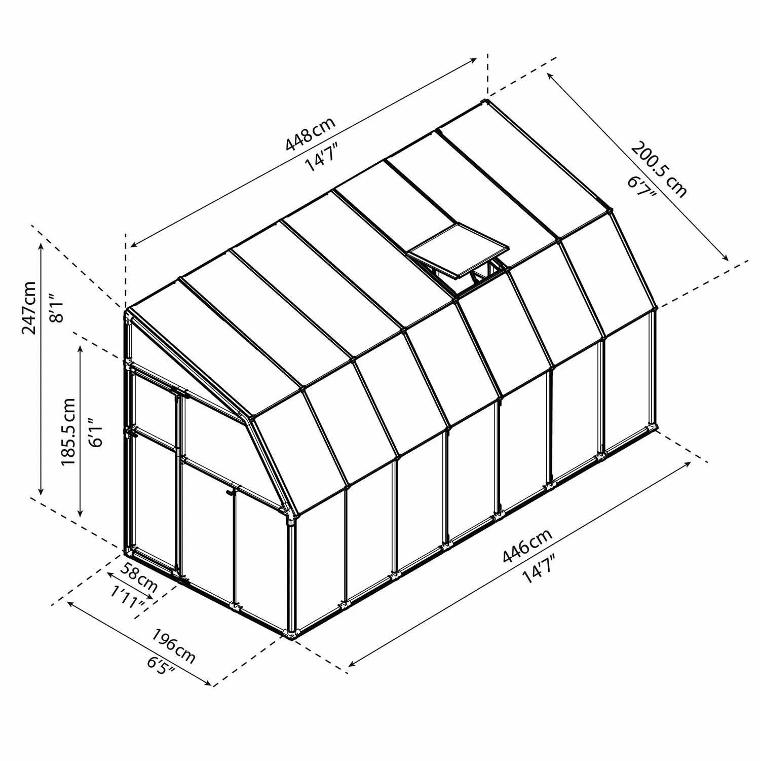 Rion Lean To Sun Room 6' Wide