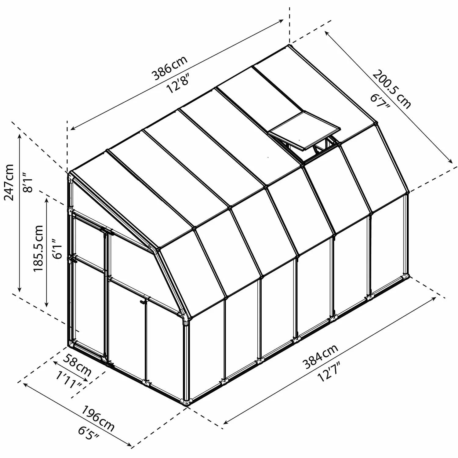 Rion Lean To Sun Room 6' Wide