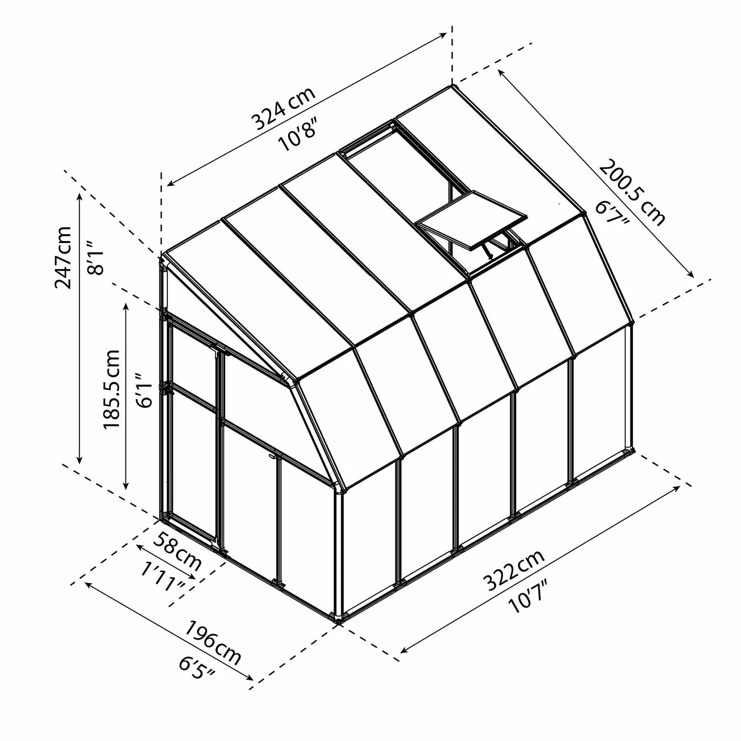 Rion Lean To Sun Room 6' Wide