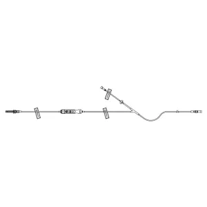 Sapphire™ Patient Controlled Analgesia Set, KVO Y-Extension, Microbore, Backcheck Valve, 119''