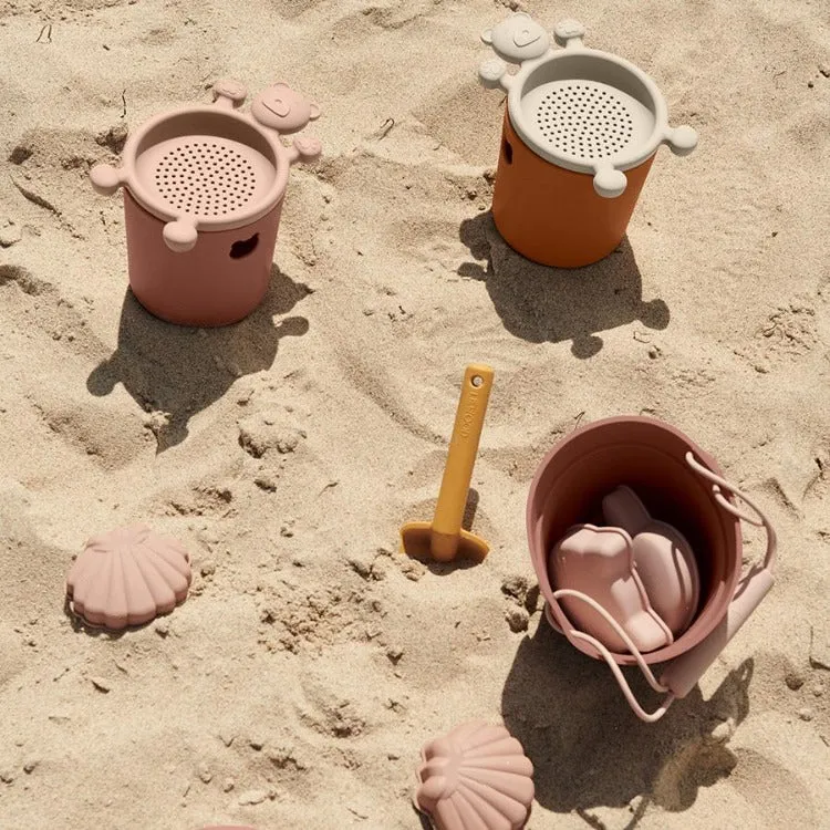 Silicone Beach Bucket Set | Sunshine