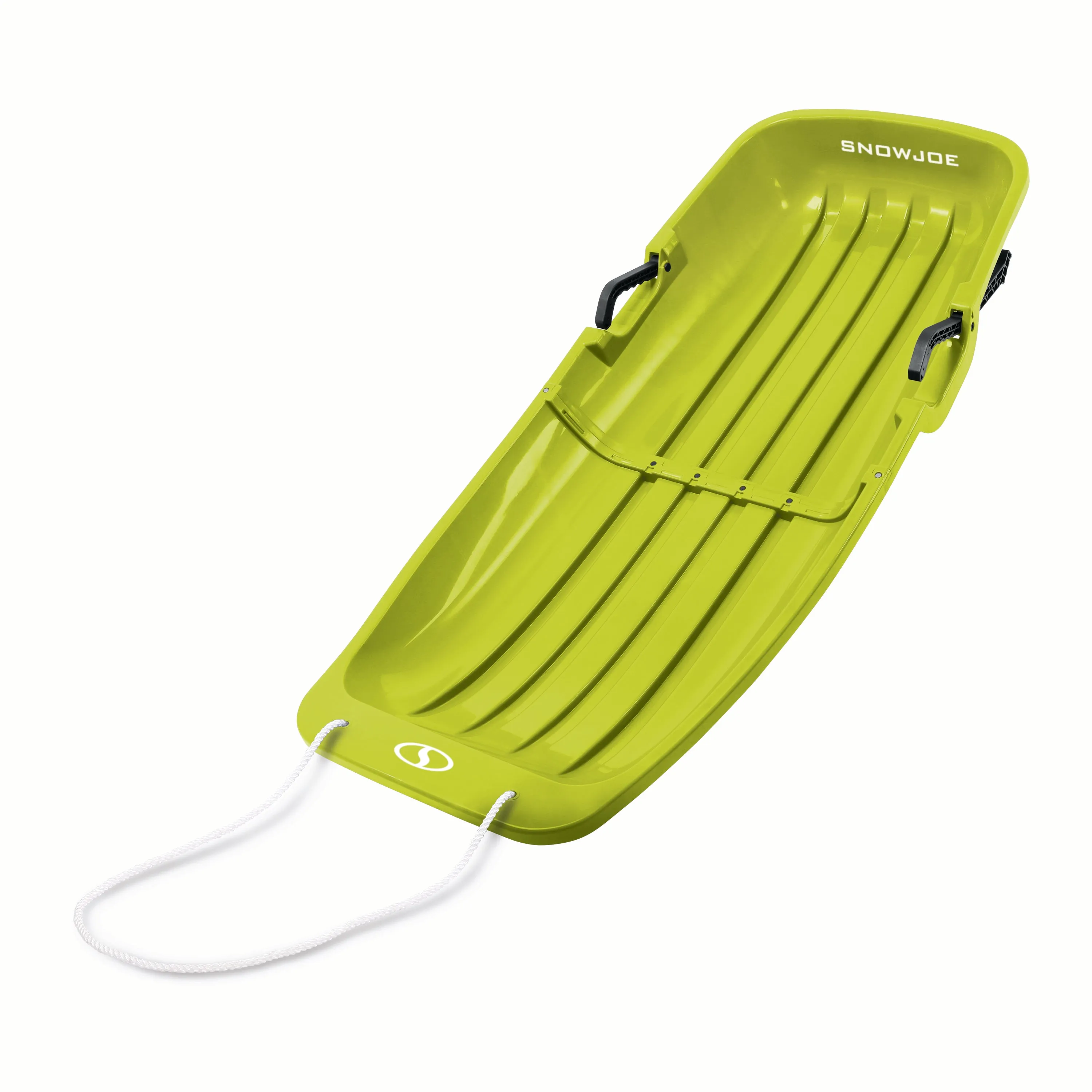 Snow Joe SJ-SLD48-GRN Snow Sled for Kids 4 & Up | Fits 2 Riders | 48-inch (Green)