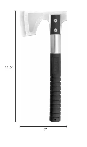 SOG Camp Axe- Compact Camping and Survival Hatchet/Hammer Tool with Sheath and 3.1 Inch Bushcraft Axe Edge (CH1001-CP)