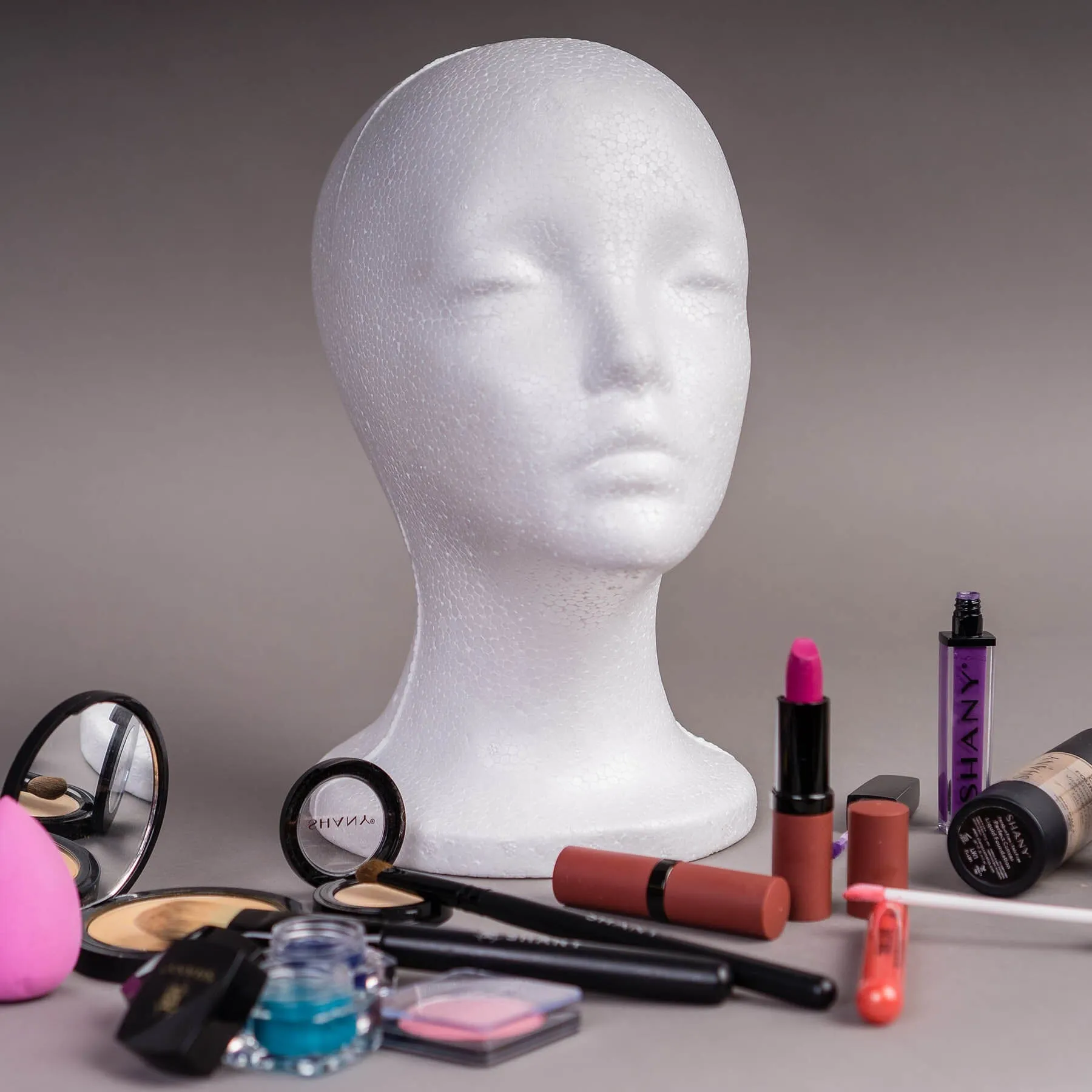 Styrofoam Model Heads/Hat Wig Foam Mannequin