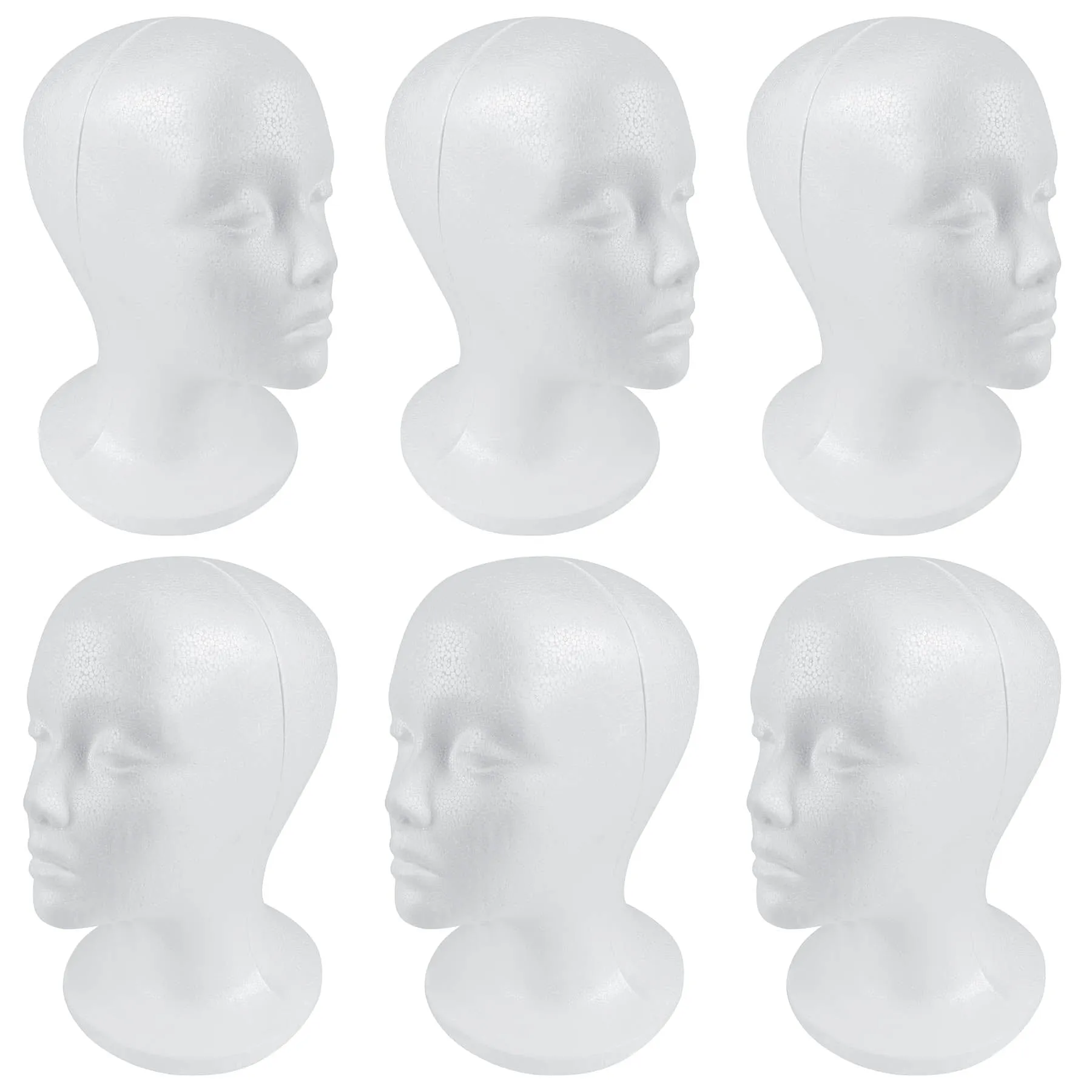 Styrofoam Model Heads/Hat Wig Foam Mannequin