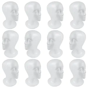Styrofoam Model Heads/Hat Wig Foam Mannequin