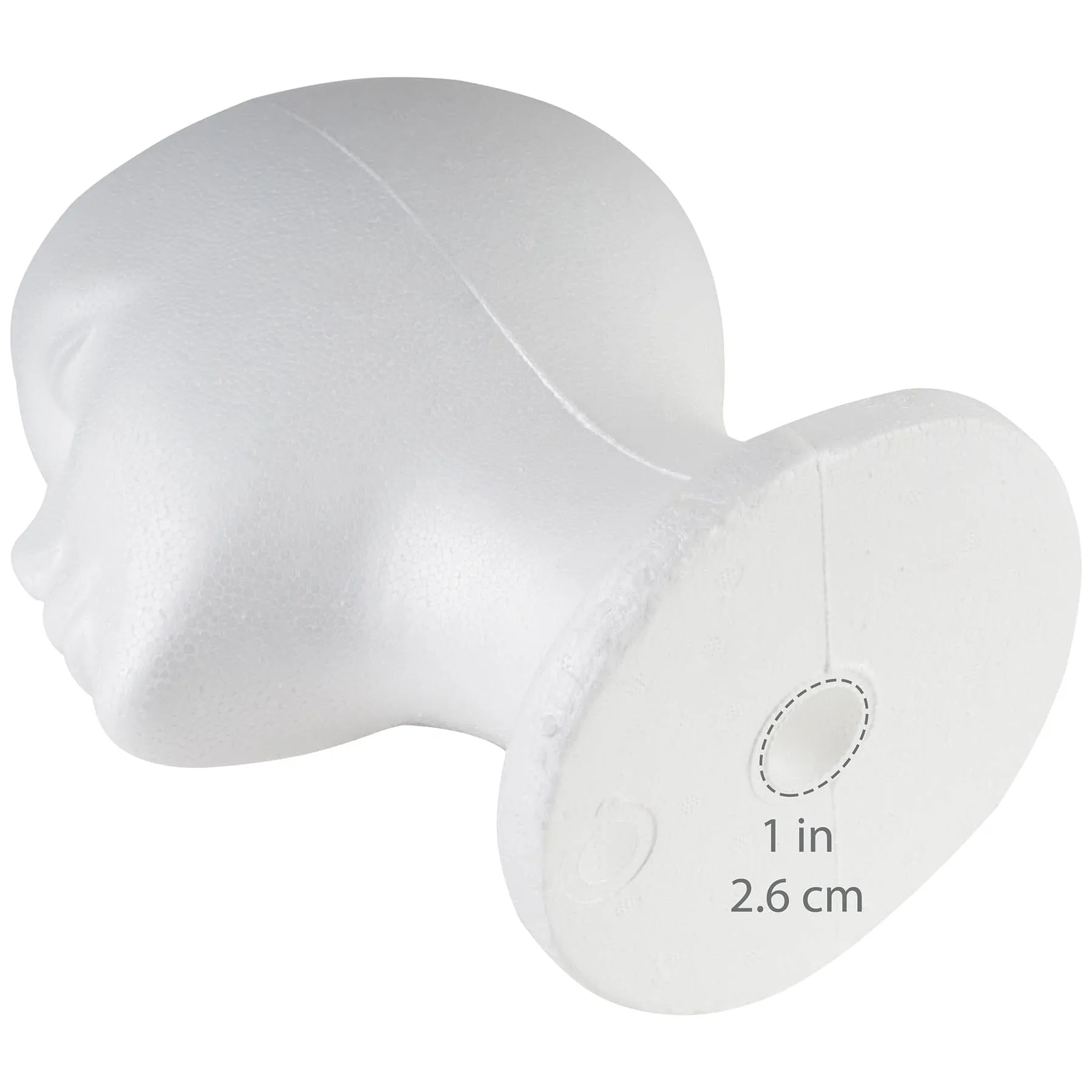 Styrofoam Model Heads/Hat Wig Foam Mannequin