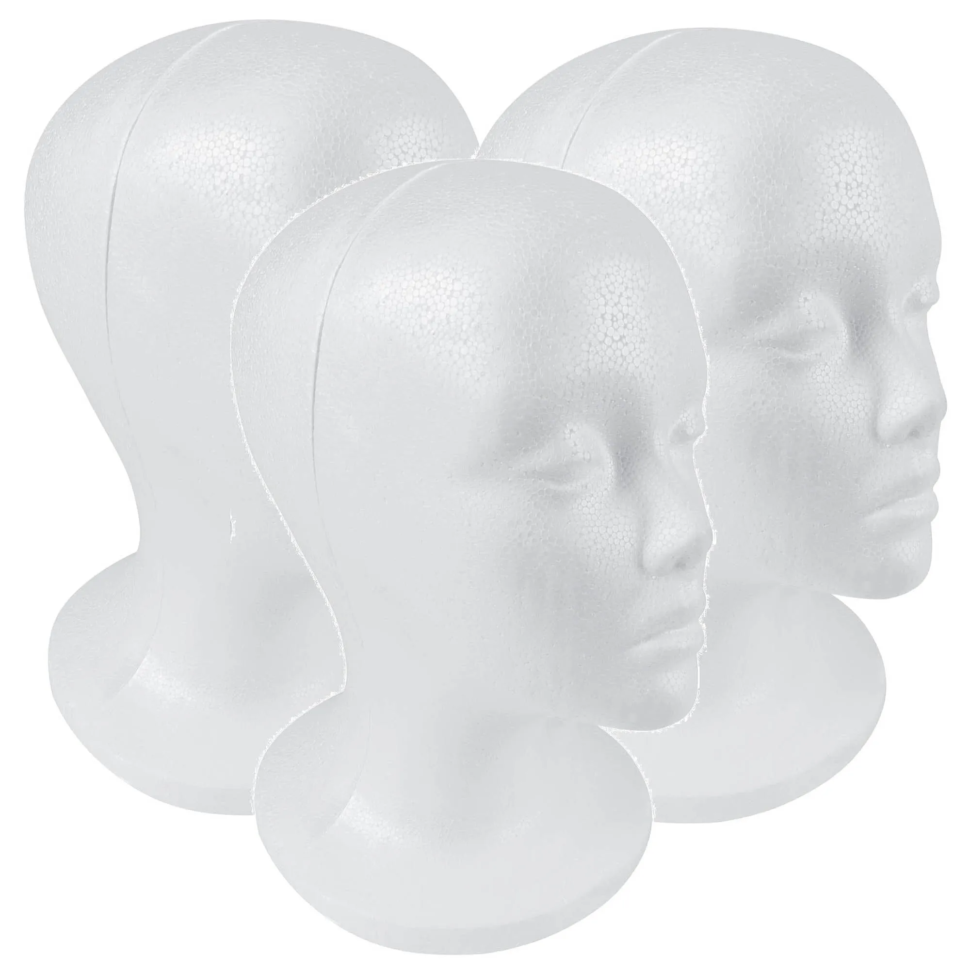 Styrofoam Model Heads/Hat Wig Foam Mannequin