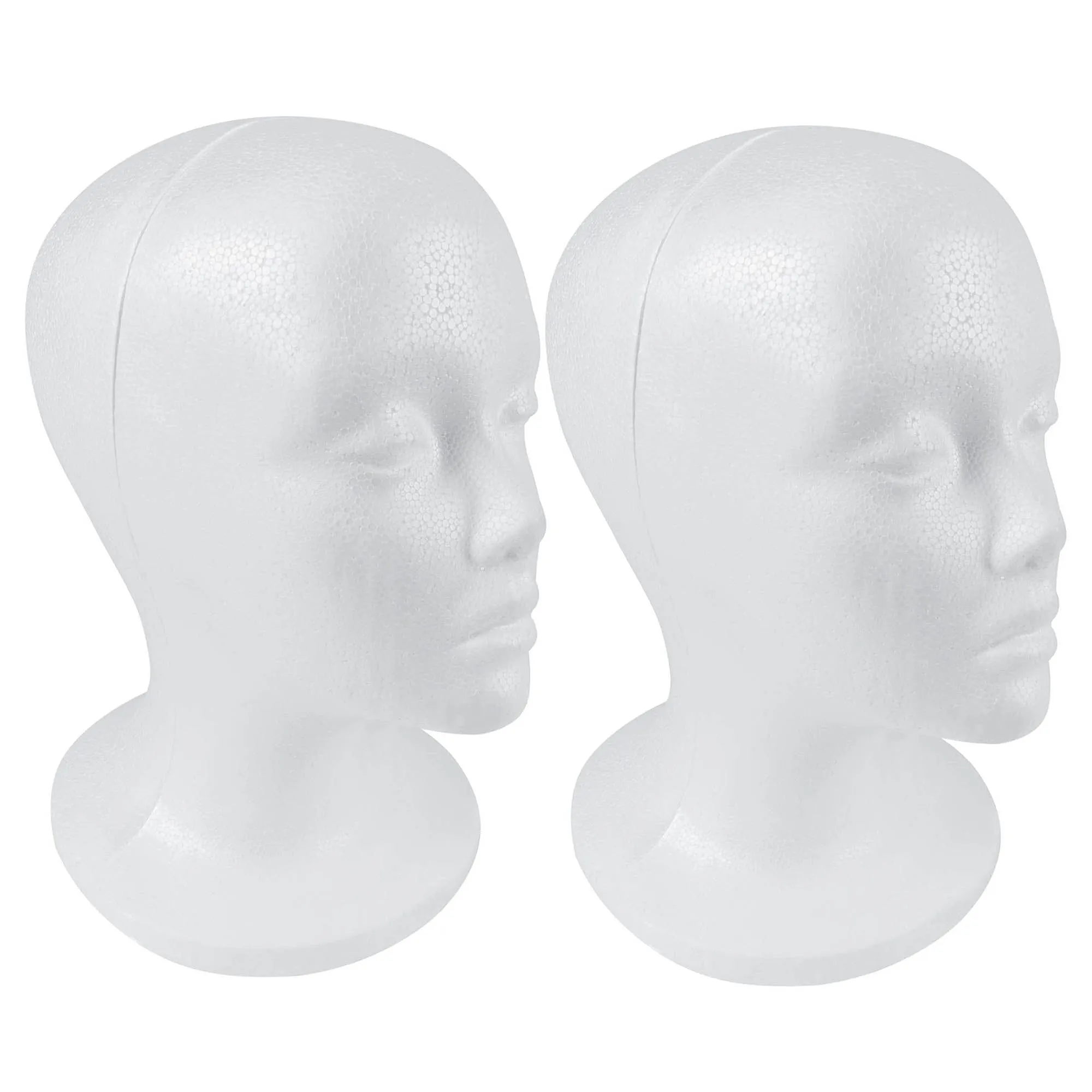 Styrofoam Model Heads/Hat Wig Foam Mannequin