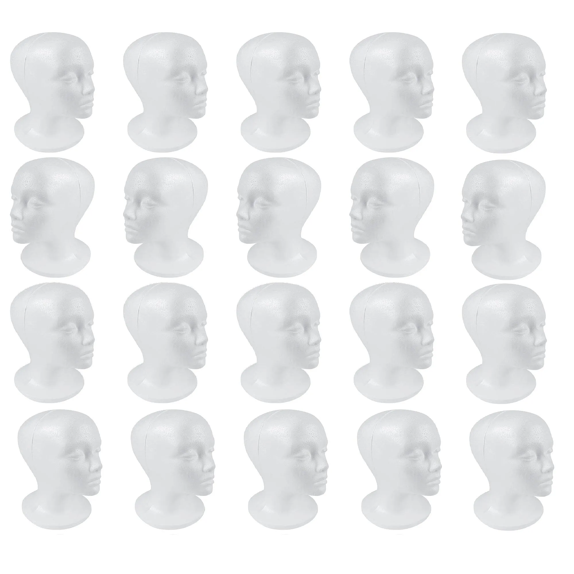 Styrofoam Model Heads/Hat Wig Foam Mannequin