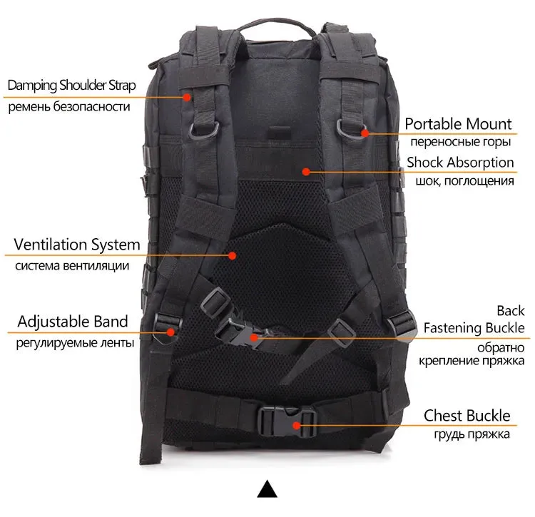 TOPX 50L Tactical Backpack