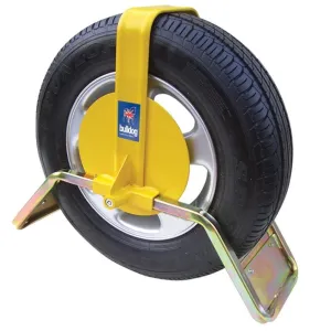 Trailer / Caravan Wheel Clamp fits 155R13 sized tyres BULLDOG QD22Y