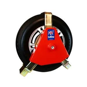 Trailer / Caravan Wheel Clamp fits 185 R13, R14 and R15 sized tyres BULLDOG TITAN 210/DF