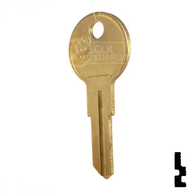 Uncut Key Blank | Chicago | CG16, 1041T