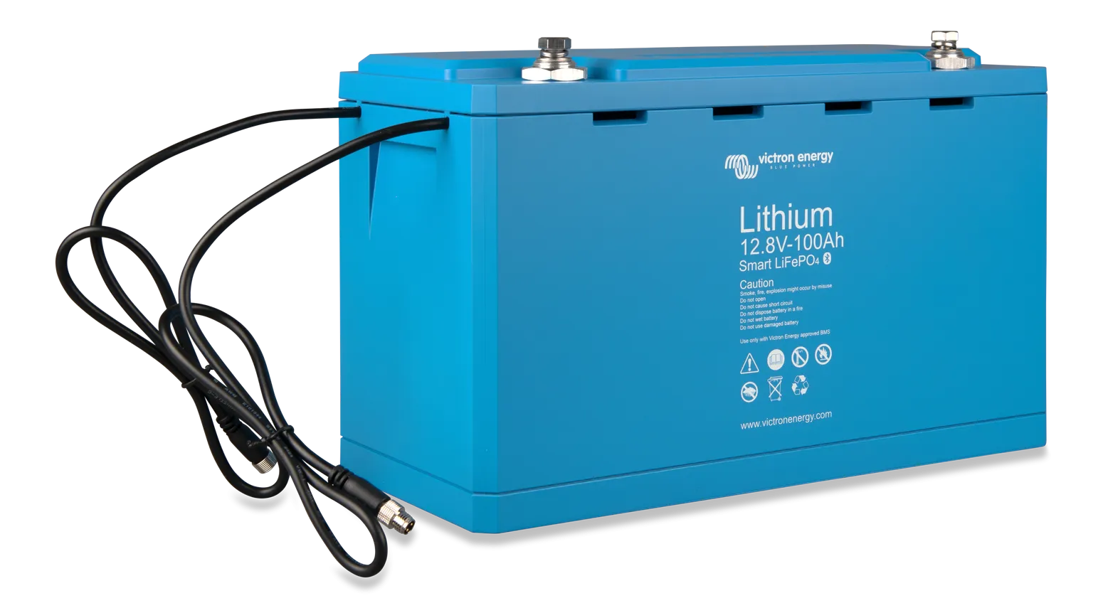 VICTRON LITHIUM LIFEPO4 SMART 12.8V 100AH BATTERY - FOR USE WITH BMS
