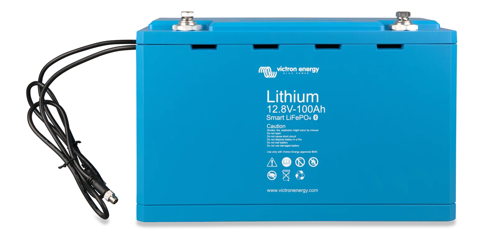 VICTRON LITHIUM LIFEPO4 SMART 12.8V 100AH BATTERY - FOR USE WITH BMS