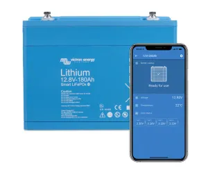 VICTRON LITHIUM LIFEPO4 SMART 12.8V 180AH BATTERY - FOR USE WITH BMS