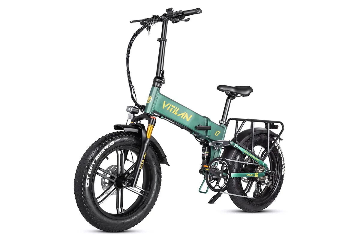 Vitilan I7 Pro Folding Full Suspension Electric Bike