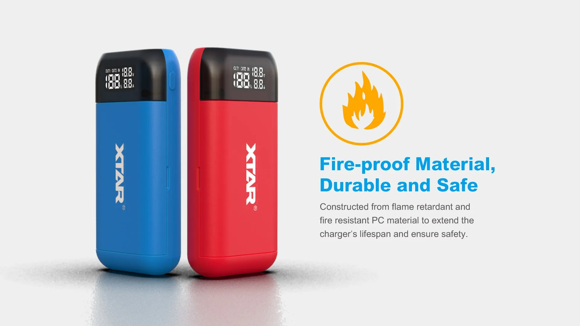 XTAR PB2S QC3.0/PD 2A X 2 Fast Battery Charger/Power Bank