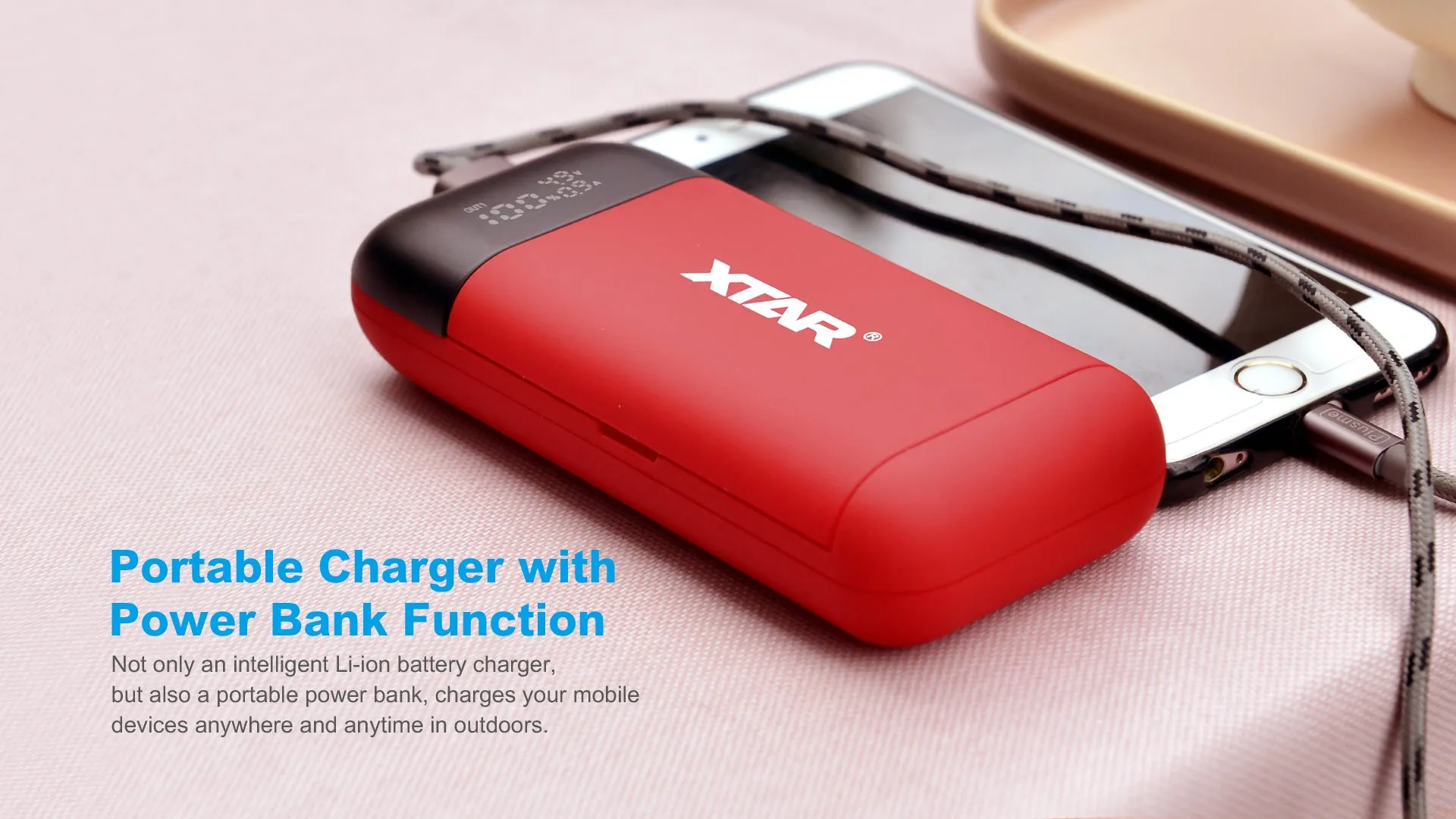 XTAR PB2S QC3.0/PD 2A X 2 Fast Battery Charger/Power Bank